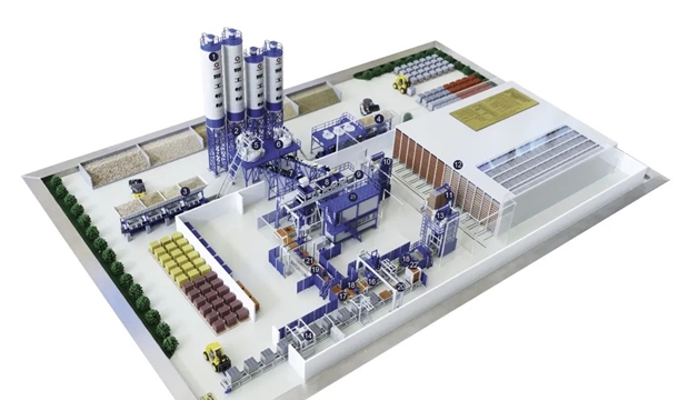 项目现场|中国有限公司官网股份全自动生态砌块生产线成功引领华东地区再生资源化发展！